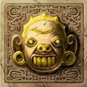 Simbol rumene maske v igri Quest Gonzo