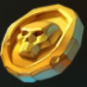 Simbol zlatega kovanca v Piratskem zalivu