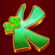 Simbol K v zlati lepotici